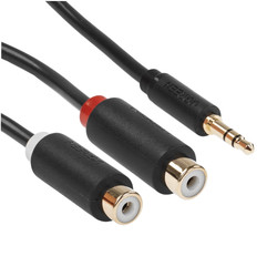 Изображение товара Кабель   Ugreen jack 3.5 мм - 2RCA черный