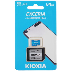 Изображение товара Карта памяти KIOXIA EXCERIA microSDXC 64 ГБ [LMEX1L064GG2]