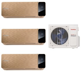 Изображение товара Кондиционер настенный мультисплит-система GoldStar GSA3OI-FM/out-21HN8 + FM/in-07+07+09HN8 золотистый