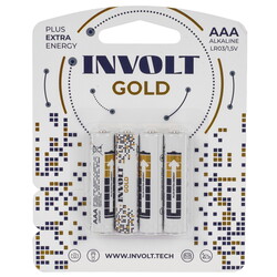 Изображение товара Батарейка INVOLT GOLD AAA (LR03/FR03)