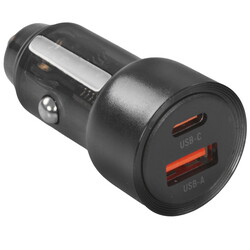 Изображение товара Автомобильное ЗУ TFN USB/USB-C PD черный