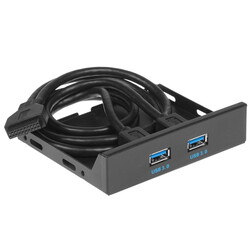Изображение товара Многофункциональная панель Espada EBrFr-2USB3 черный [EBrFr-2USB3]