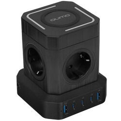 Изображение товара Сетевой фильтр Qumo Power Block System PD1 SFU2PD черный