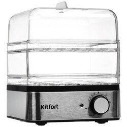 Изображение товара Пароварка-яйцеварка Kitfort КТ-6958 серебристый