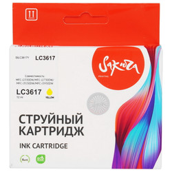 Изображение товара Картридж Sakura LC3617Y желтый