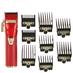 Изображение товара Машинка для стрижки BaByliss PRO FX8700RE красный/золотистый