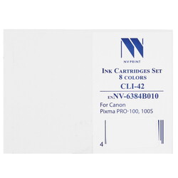 Изображение товара Набор картриджей NV-Print NV-6384B010 голубой, желтый, пурпурный, светло-голубой