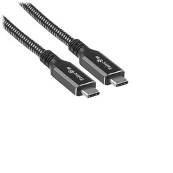 Изображение товара Кабель круглый Telecom USB Type-C - USB Type-C черный 3 м