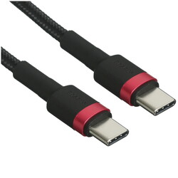 Изображение товара Кабель круглый Baseus USB Type-C - USB Type-C черный 1 м