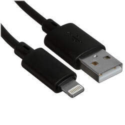 Изображение товара Кабель круглый Hoco Lightning 8-pin - USB 2.0 Type-A черный 1 м