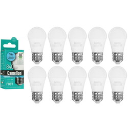 Изображение товара Лампа светодиодная Camelion LED E27/G45/10w/845