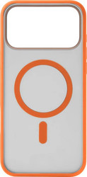 Изображение товара Накладка  uBear Cloud Mag Case для Apple iPhone 17 Pro оранжевый/прозрачный