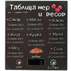 Изображение товара Кухонные весы Aceline GM-20B черный