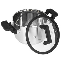 Изображение товара Кастрюля LARA ПРЕМИУМ 2.9 л 18 см серый