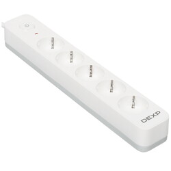 Изображение товара Сетевой фильтр DEXP Intensity 518W белый