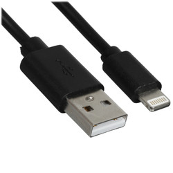 Изображение товара Кабель REXANT Lightning 8-pin - USB Type-A черный 1 м