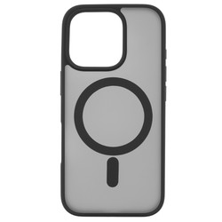 Изображение товара Накладка  uBear Cloud Mag Case для Apple iPhone 16 Pro черный/прозрачный