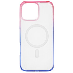 Изображение товара Накладка  uBear Fusion Mag Case для Apple iPhone 16 Pro Max синий/прозрачный, розовый