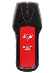 Изображение товара Детектор металла (проводки) Elitech Д 50