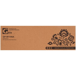 Изображение товара Картридж лазерный GalaPrint W1106A черный, с чипом