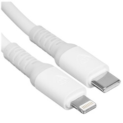 Изображение товара Кабель круглый BY Lightning 8-pin - USB Type-C белый 1 м