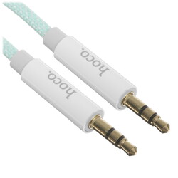 Изображение товара Кабель   Hoco jack 3.5 мм - jack 3.5 мм зеленый