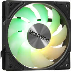 Изображение товара Вентилятор Montech METAL PRO 12 ARGB PWM [MPABK] черный