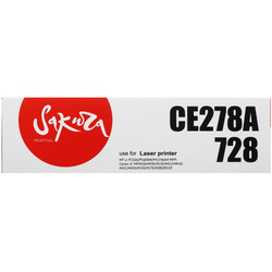 Изображение товара Картридж лазерный SAKURA CE278A/CRG728 черный, с чипом