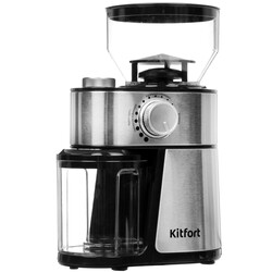 Изображение товара Кофемолка электрическая Kitfort КТ-717 серебристый