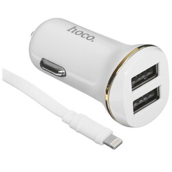 Изображение товара Автомобильное ЗУ Hoco Z1 белый