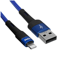 Изображение товара Кабель круглый TFN Lightning 8-pin - USB 2.0 Type-A синий 1.2 м