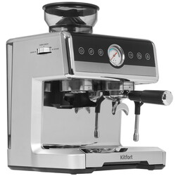 Изображение товара Кофеварка рожковая Kitfort КТ-7413 серебристый
