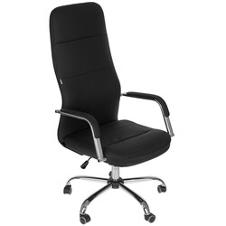 Изображение товара Компьютерное кресло Kingstyle SHL-16 Glance PU Chrome черный