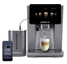 Изображение товара Кофемашина автоматическая Polaris PACM 2085GC Wi-Fi IQ Home серый
