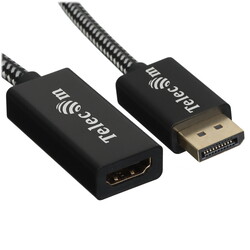 Изображение товара Кабель однонаправленный Telecom DisplayPort - HDMI, 0.2 м