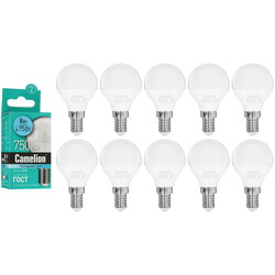 Изображение товара Лампа светодиодная Camelion LED E14/G45/8w/845