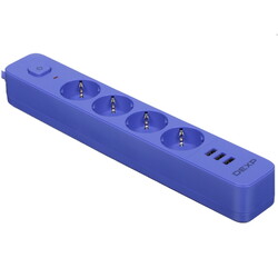 Изображение товара Сетевой фильтр DEXP Intensity 418WU Blue синий