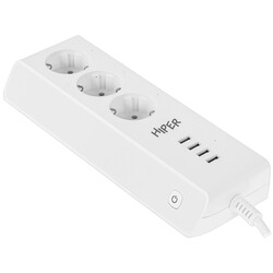 Изображение товара Умный сетевой фильтр Hiper IoT PS34 белый