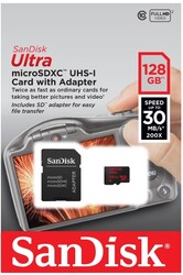 Изображение товара Карта памяти SanDisk Ultra microSDXC 128 ГБ [SDSDQUA-128G]