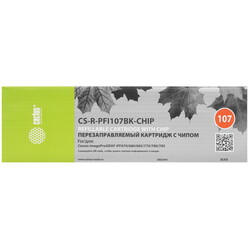 Изображение товара Картридж Cactus CS-R-PFI107BK-CHIP черный