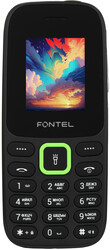 Изображение товара Сотовый телефон Fontel FP200 черный/зеленый