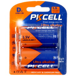 Изображение товара Батарейка PKCELL LR20-2B D (LR20/R20/ER34615)