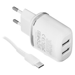 Изображение товара Сетевое зарядное устройство Borofone BA25A Outstanding белый