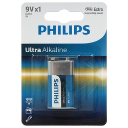 Изображение товара Батарейка Philips Ultra крона (6LR61/6F22/CR-9V)