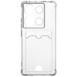 Изображение товара Накладка  DF Card Case для POCO M6 Pro/ Xiaomi Redmi Note 13 Pro прозрачный