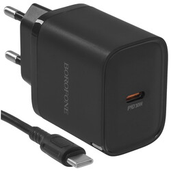 Изображение товара Сетевое зарядное устройство Borofone BA84A черный