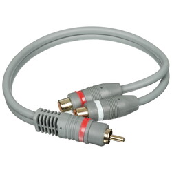 Изображение товара Кабель   ACV RCA - 2RCA серый