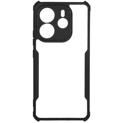 Изображение товара Накладка  BoraSCO Sky Case для Xiaomi Redmi Note 14 черный/прозрачный