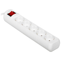 Изображение товара Удлинитель ЭРА U-5es-5m-3x1 белый