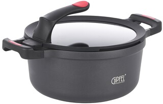 Изображение товара Кастрюля Gipfel Gourmet 52342 4 л 24 см черный
